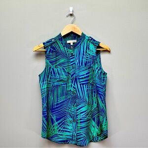 Banana Republic 100% silk sleeveless blouse